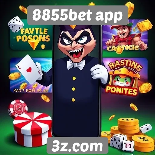 8855bet app oferece diversidade em jogos de cassino